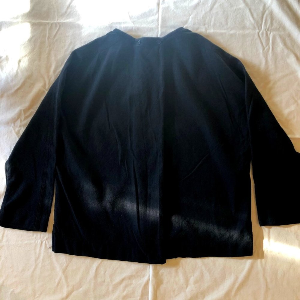 Black Crane Open Back Top